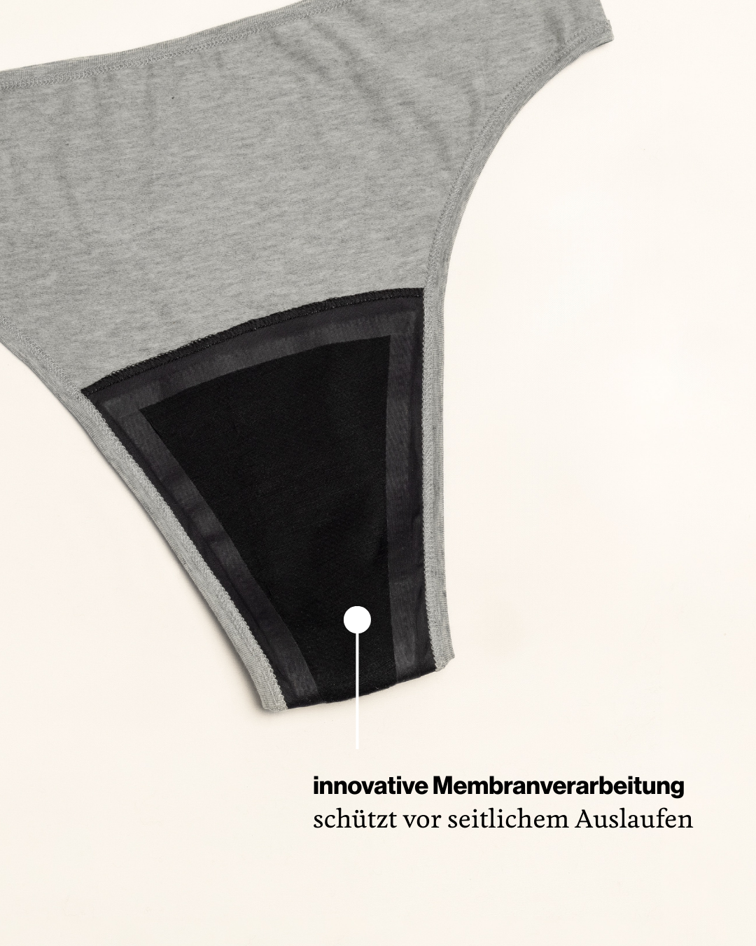 Foto graue Panty Membransystem detail